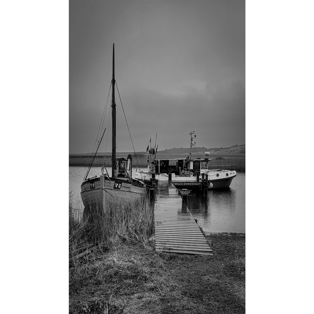 Der kleine Fischereihafen - Bork Havn (03.2023)