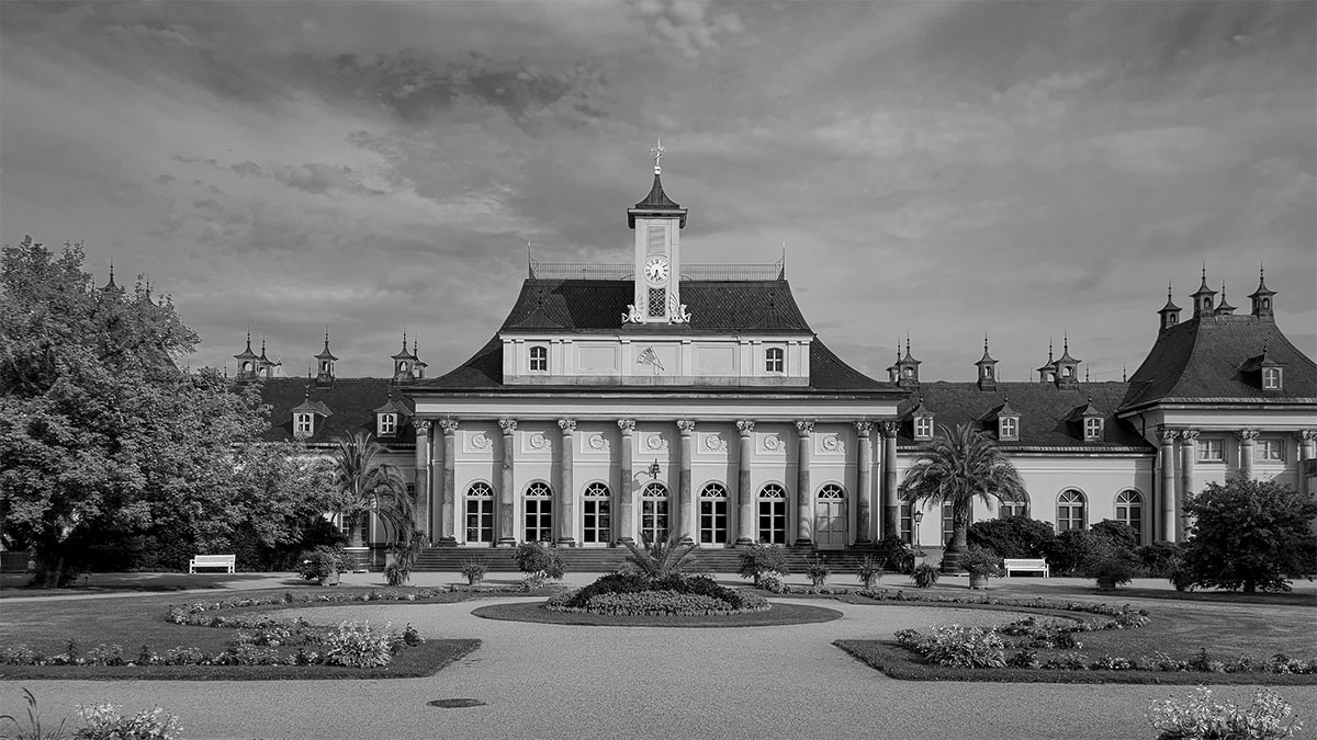 Symmetrie am Schloss Pillnitz
