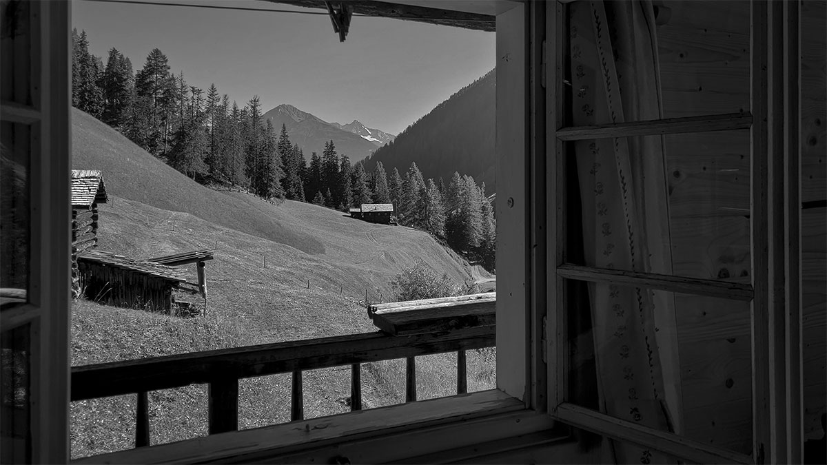 Der Blick aus dem Fenster - Hopfgarten-Dölach (07.2023)