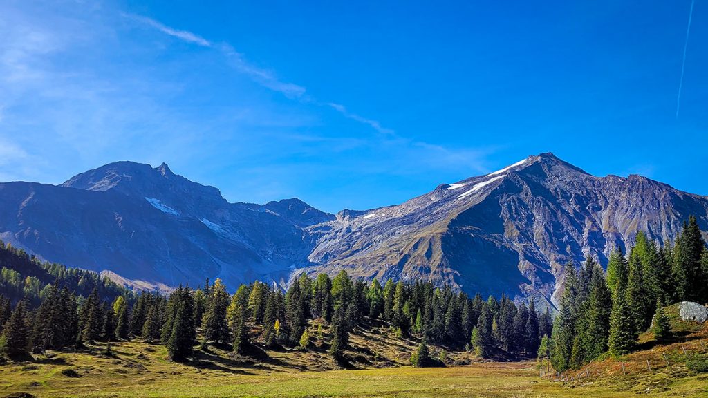 Was für ein Ausblick in Farbe - Rauris (10.2023)