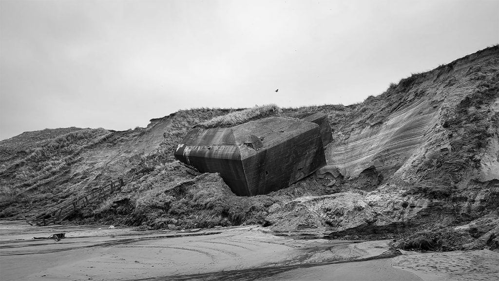 Der gefallene Bunker - Nordjütland (03.2024)