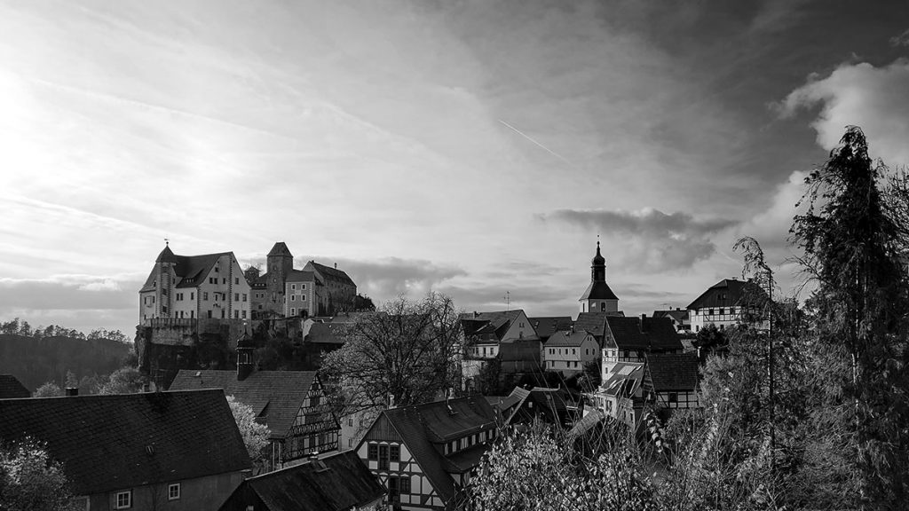 Der Blick auf Hohenstein