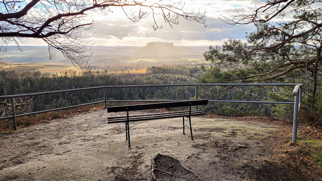 Der Ausblick in Farbe – Sächsische Schweiz (01.2025)
