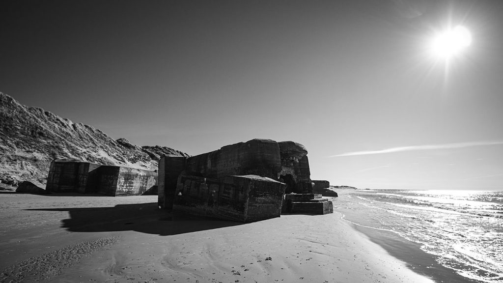 Der Strand und die Bunker in Løkken – Løkken (03.2025)