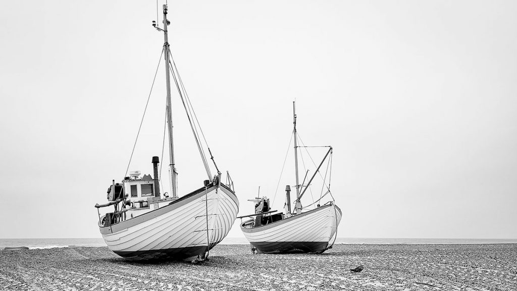 Die Fischkutter am Strand – Løkken (03.2025)