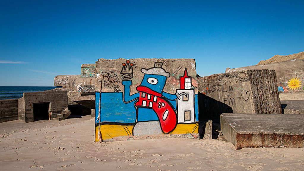 Die Graffitis und die alten Bunker – Løkken (03.2025)