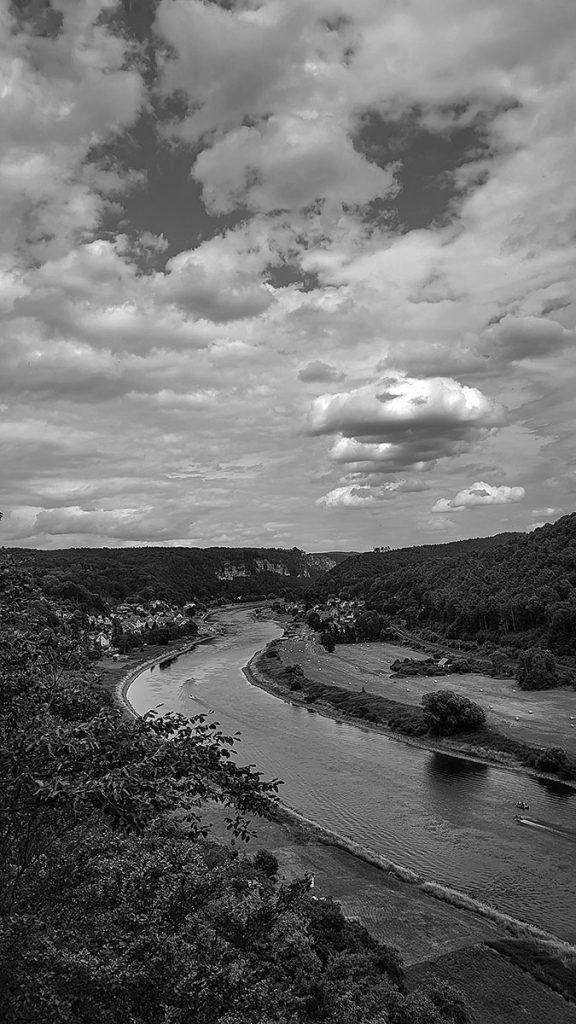 Der Blick in das Elbtal