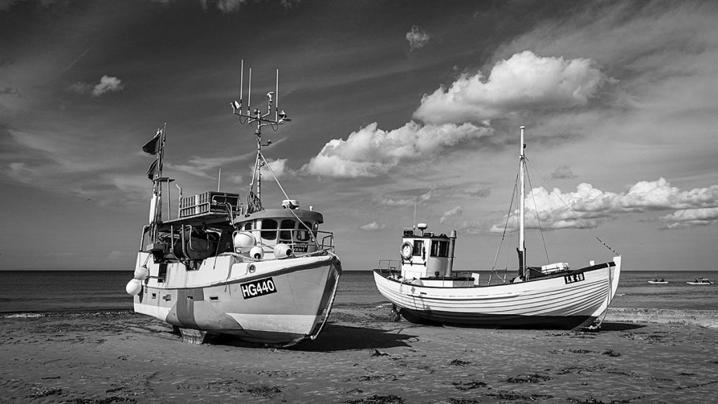 Die Schiffe am Strand von Løkken - Trend Strand (08.2025)