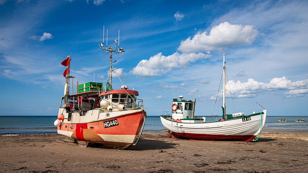 Die Schiffe am Strand von Løkken - Trend Strand (08.2025)