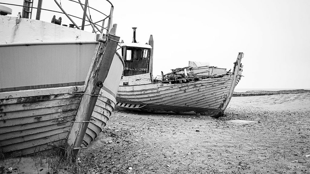 Die Fischkutter am Strand – Løkken (03.2025)