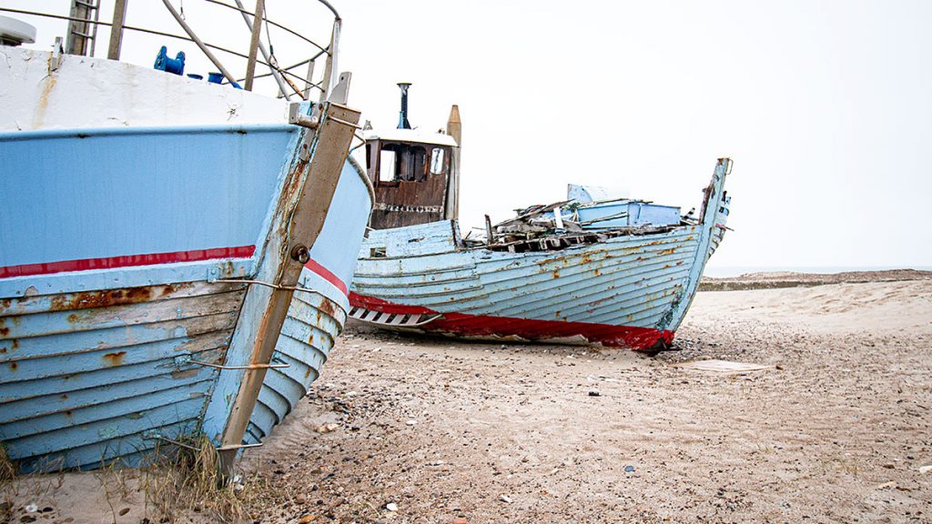 Die Fischkutter am Strand – Løkken (03.2025)