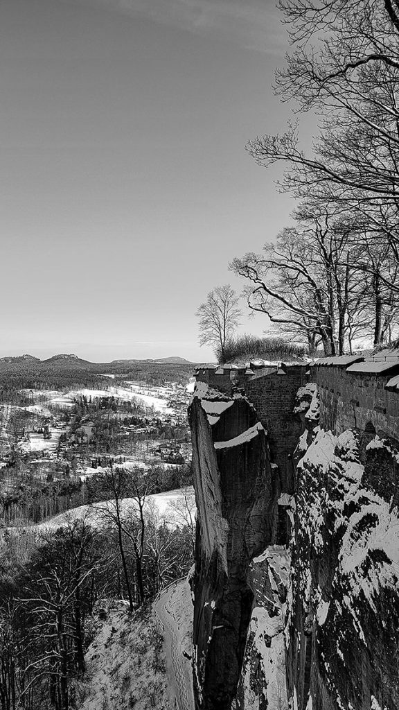 Die Festungsmauer - Festung Königstein (20.02.2026)