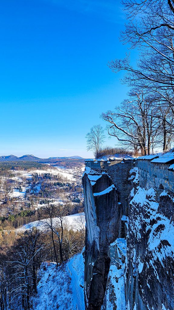 Die Festungsmauer - Festung Königstein (20.02.2026)
