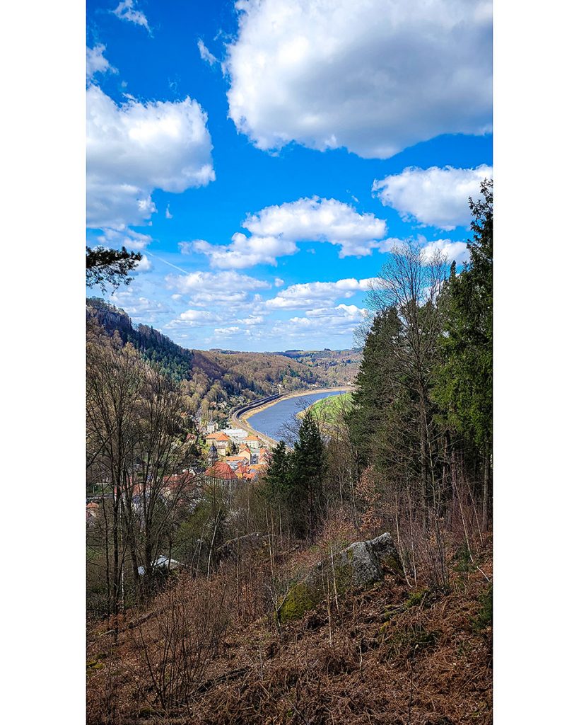 Der Ausblick auf die Elbe - Sächsische Schweiz (06.04.2026)