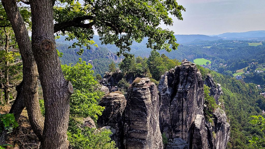 Der Ausblick von der Bastei - Sächsische Schweiz (17.08.2023)