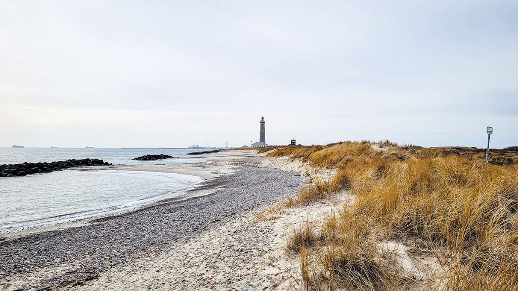 Der Blick auf den Skagen Fyr (Det Grå Fyr) - Løkken (03.2026)