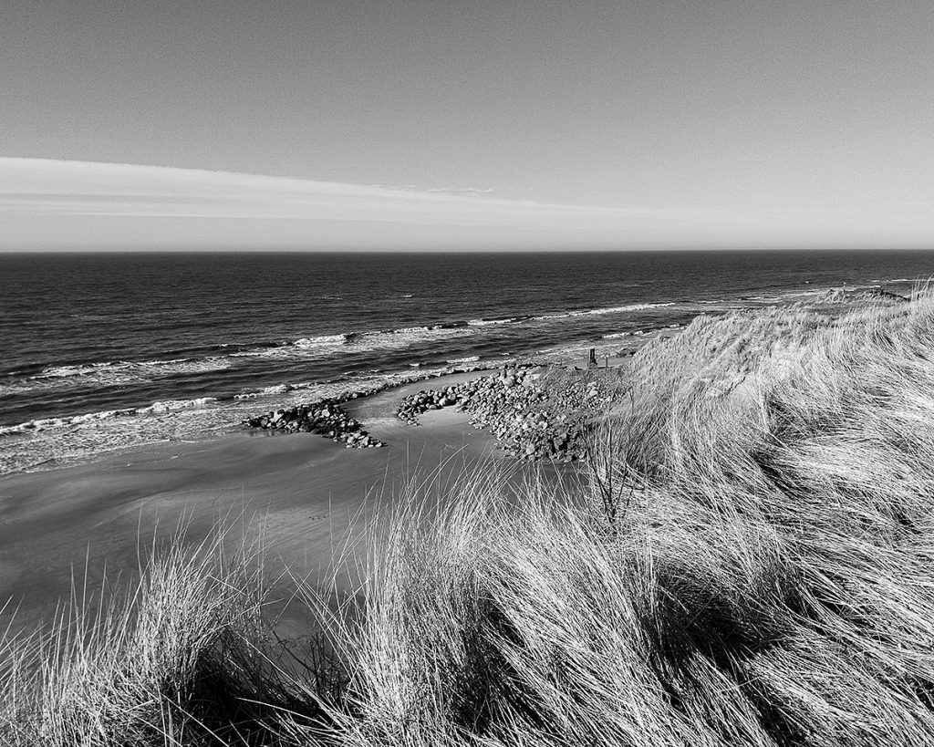 Der Blick auf den Strand und das Meer- Løkken (03.2026)