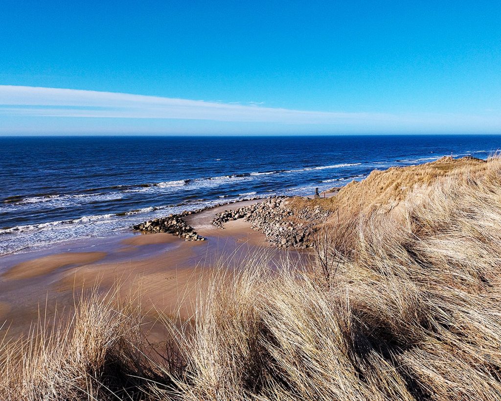 Der Blick auf den Strand und das Meer- Løkken (03.2026)