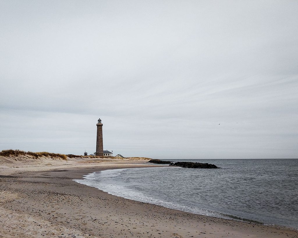 Der Blick auf den Skagen Fyr (Det Grå Fyr) - Løkken (03.2026)